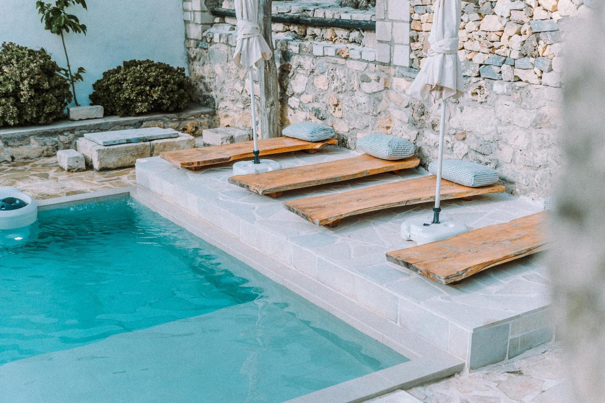 הוילה Arménoi Antonia'S Stonebuilt Mansion With A Private Pool מראה חיצוני תמונה