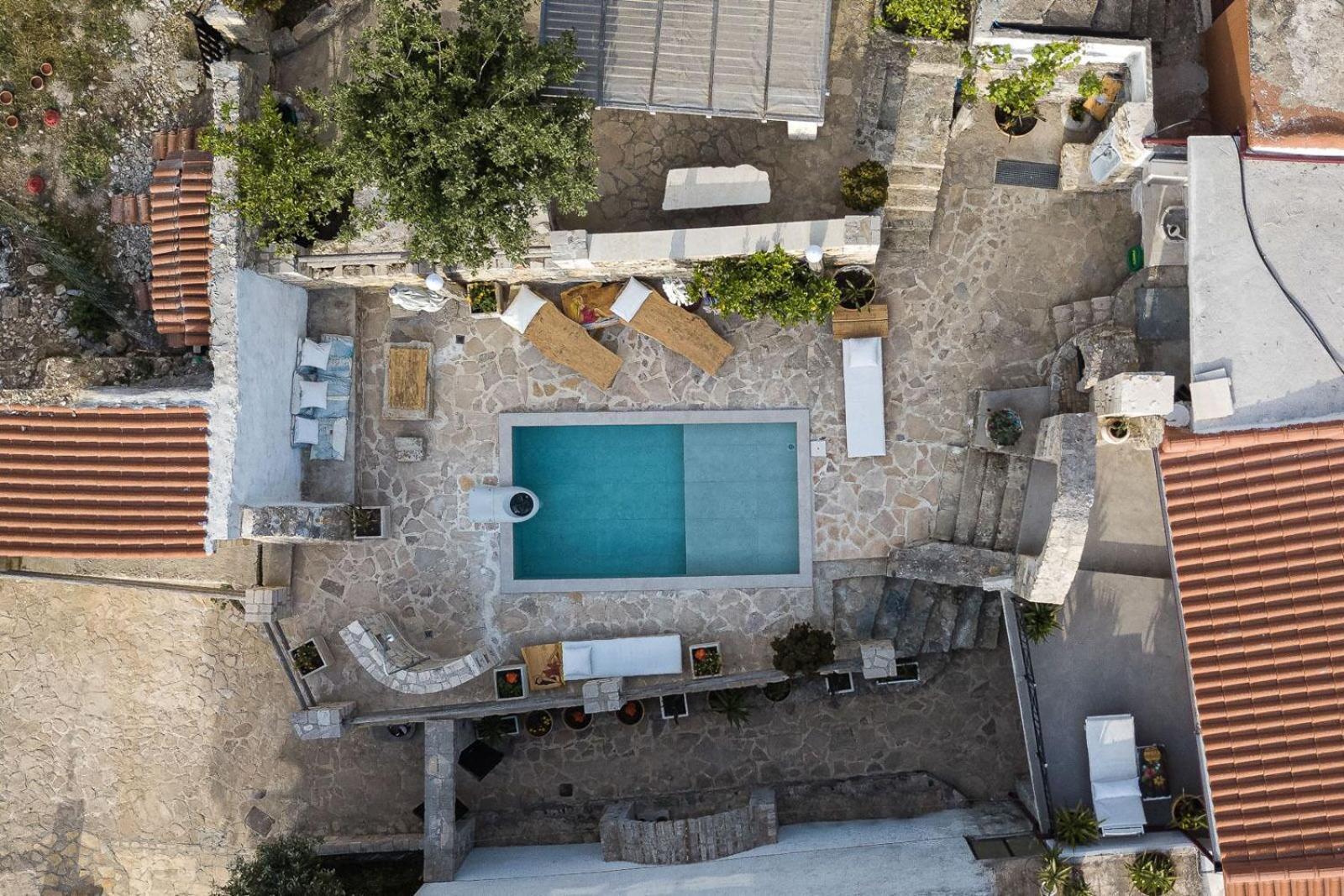 הוילה Arménoi Antonia'S Stonebuilt Mansion With A Private Pool מראה חיצוני תמונה